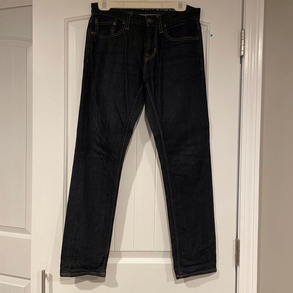American Eagle Skinny Dark wash Jeans Size: 10/12